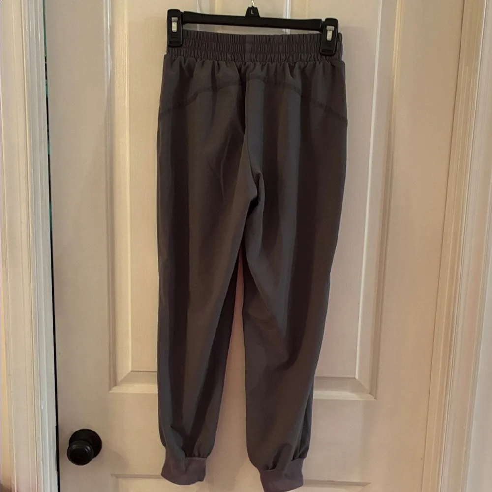 Justice Charcoal Joggers with Zipper Pockets